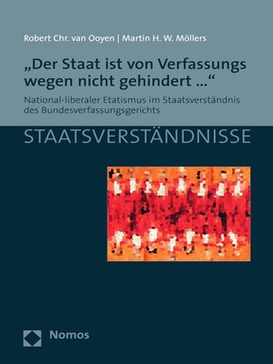 cover image of "Der Staat ist von Verfassungs wegen nicht gehindert..."